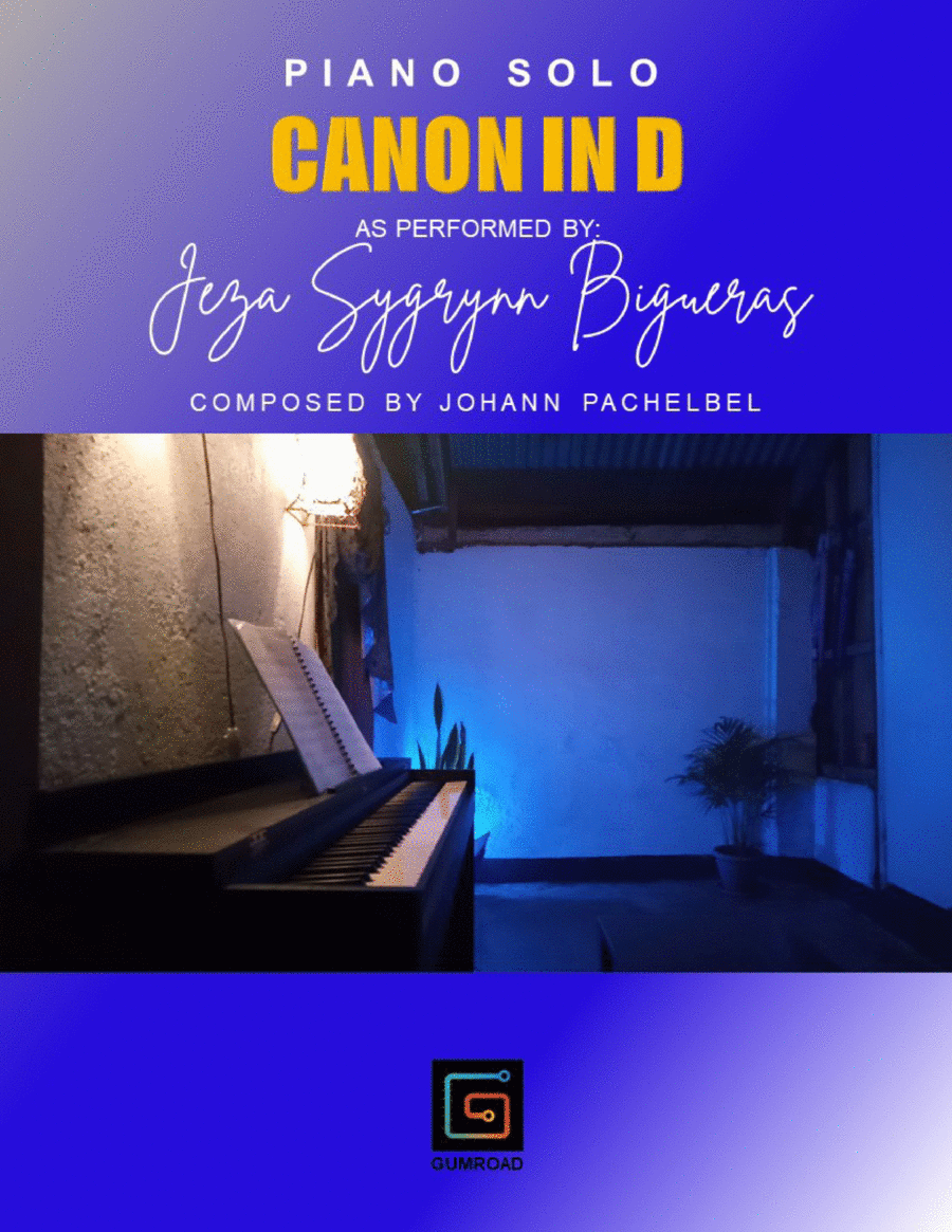 Canon in D by Johann Pachelbel Piano Solo scores gallery preview page 1