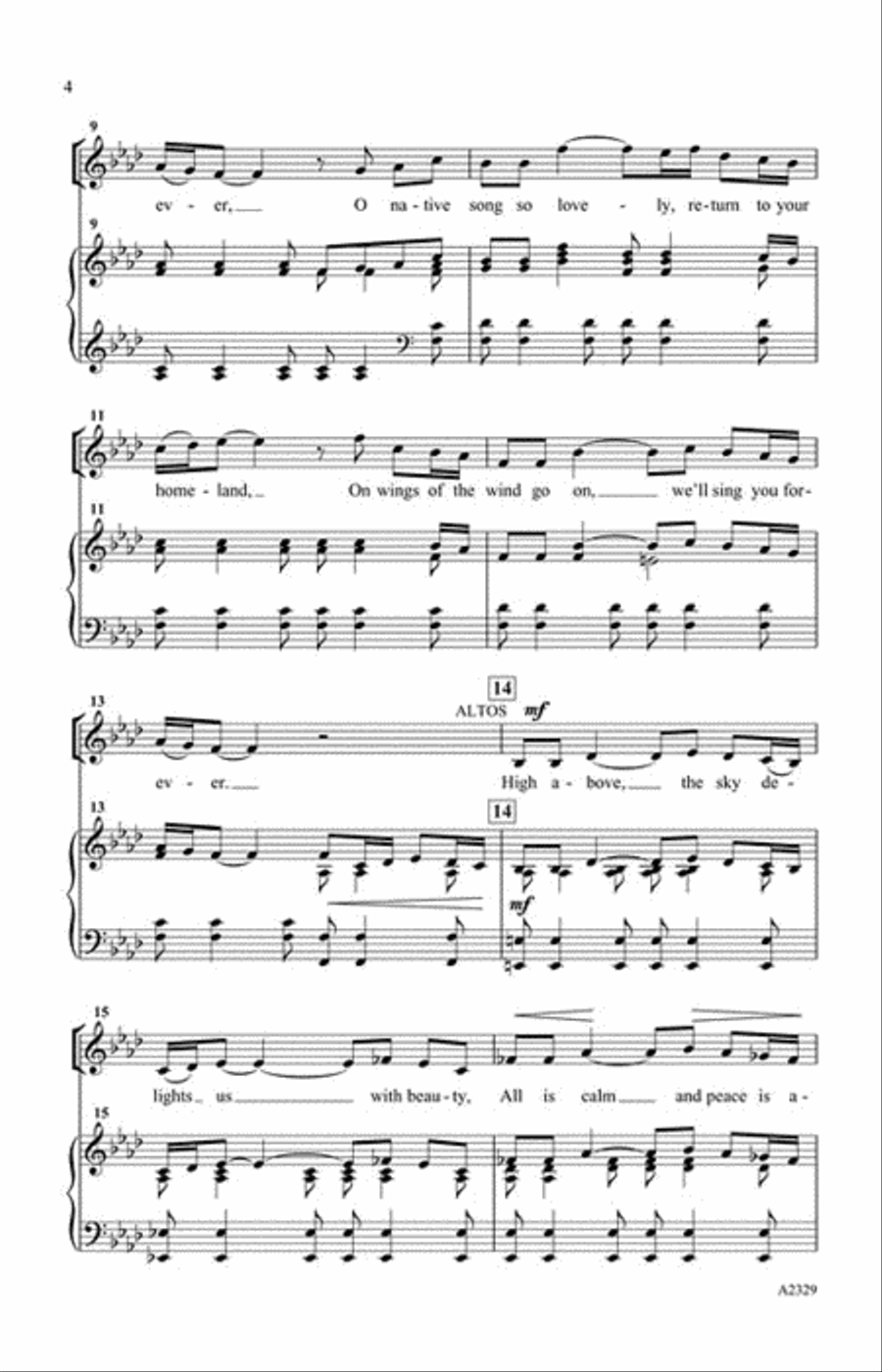 Three Opera Choruses Three Opera Choruses TTBB scores gallery preview page 3
