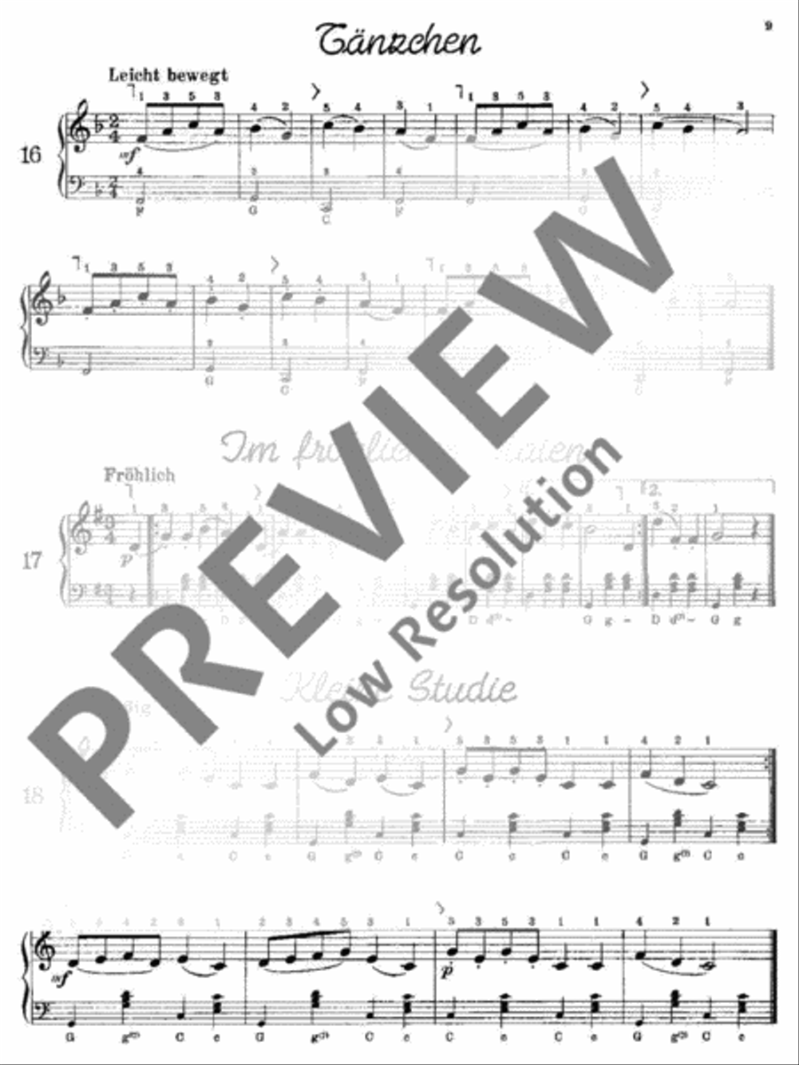 Für kleine Leute Accordion scores gallery preview page 10