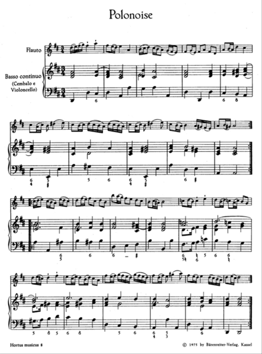 Der getreue Musikmeister Flute scores gallery preview page 2