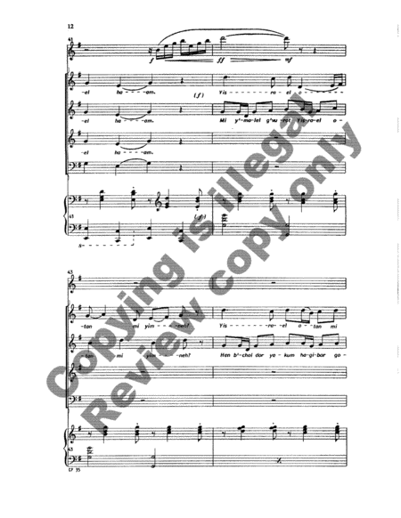 A Song for Chanukah (Full/Choral Score) image number null