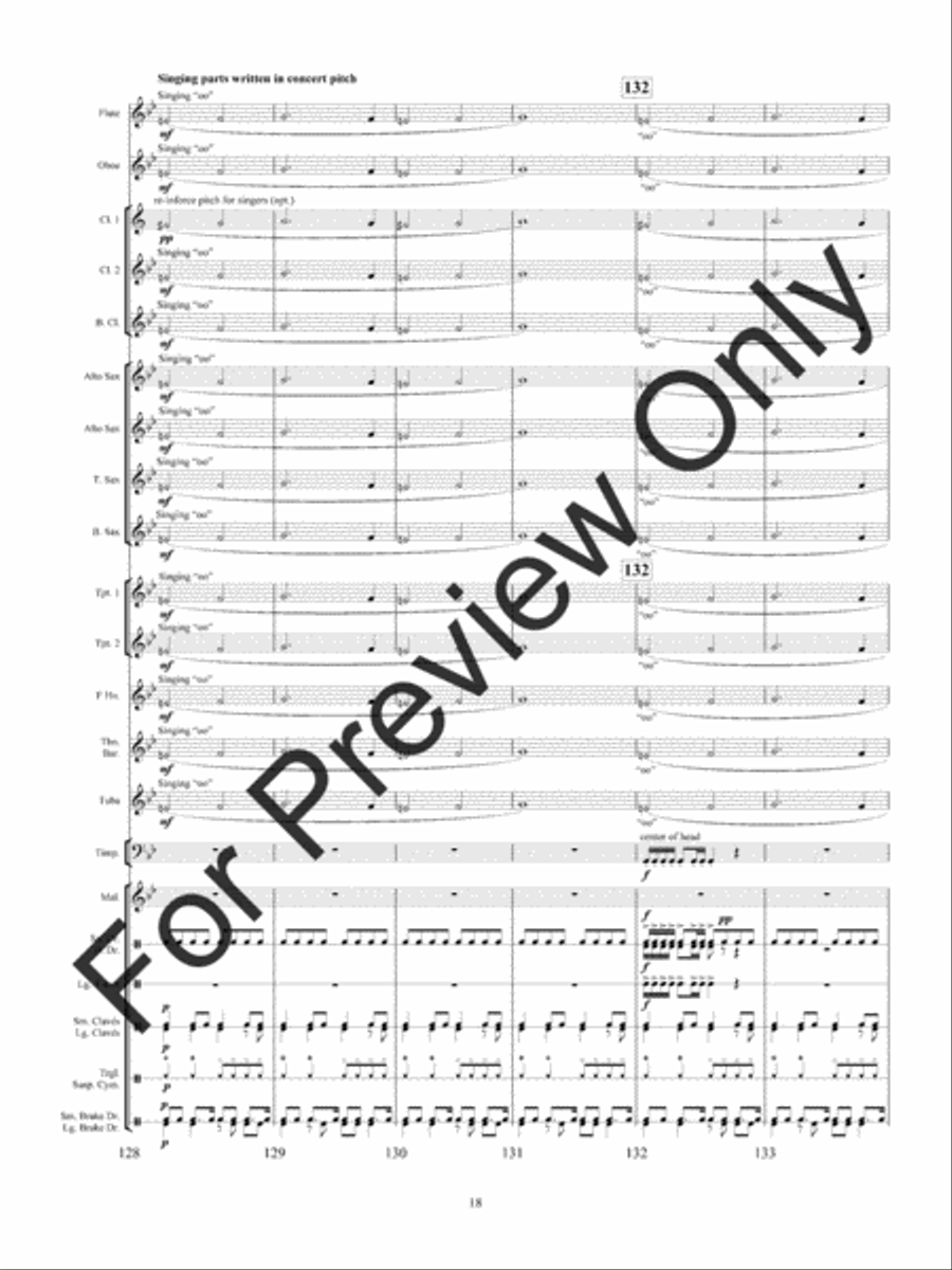 Haunted Mine Concert Band scores gallery preview page 21