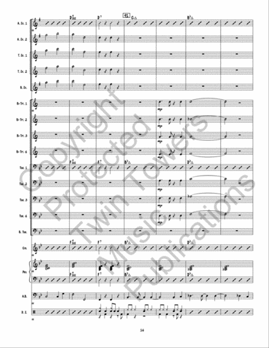 Caramel Macchiato Jazz Ensemble scores gallery preview page 15