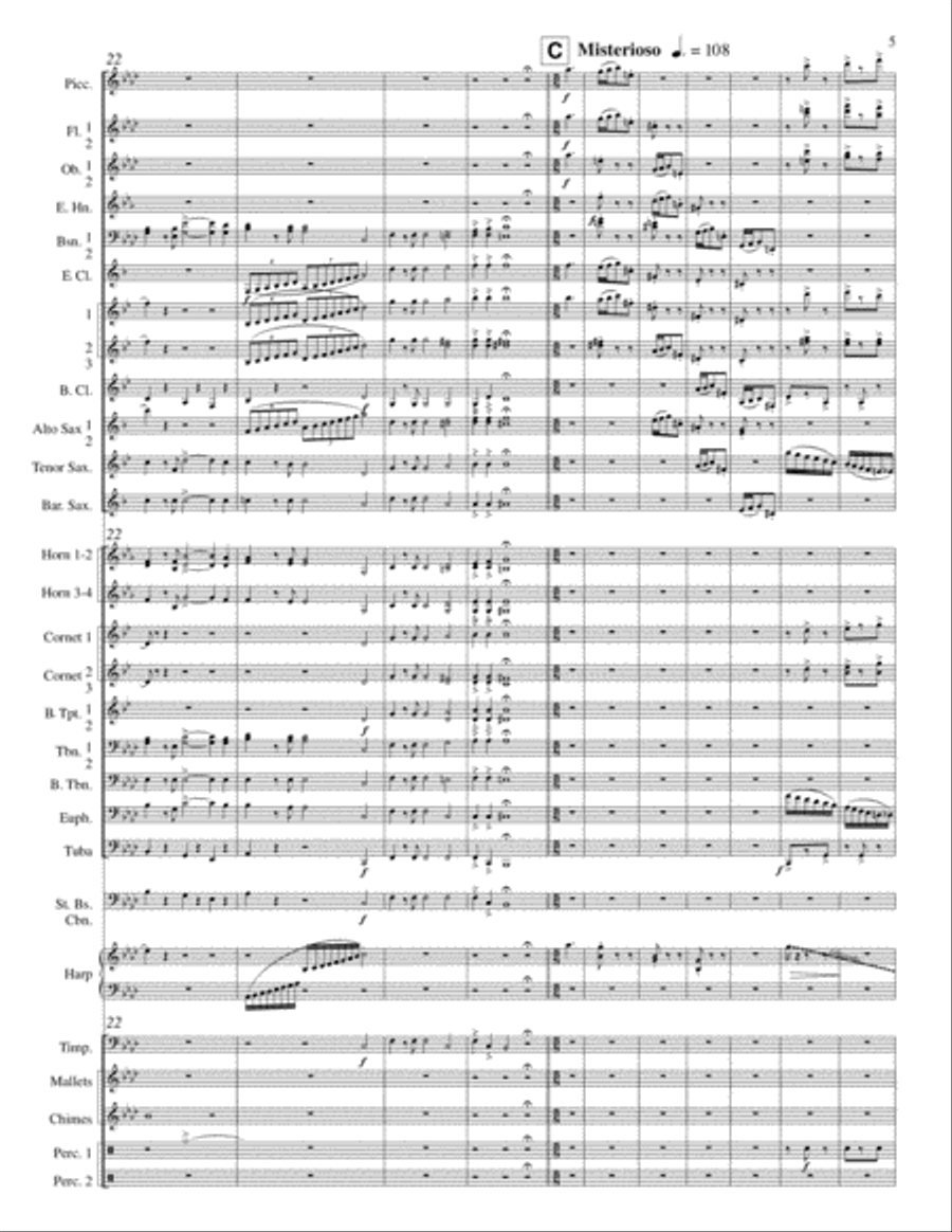 Minor Alterations No. 2 Concert Band scores gallery preview page 6