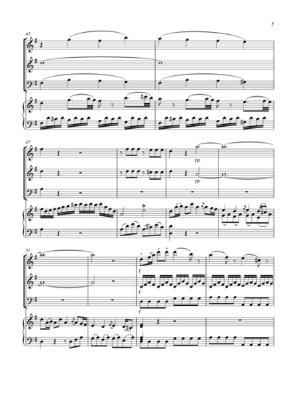 Mozart Klavierkonzert KV 107 II (Voilin,Basson,Piano) 1