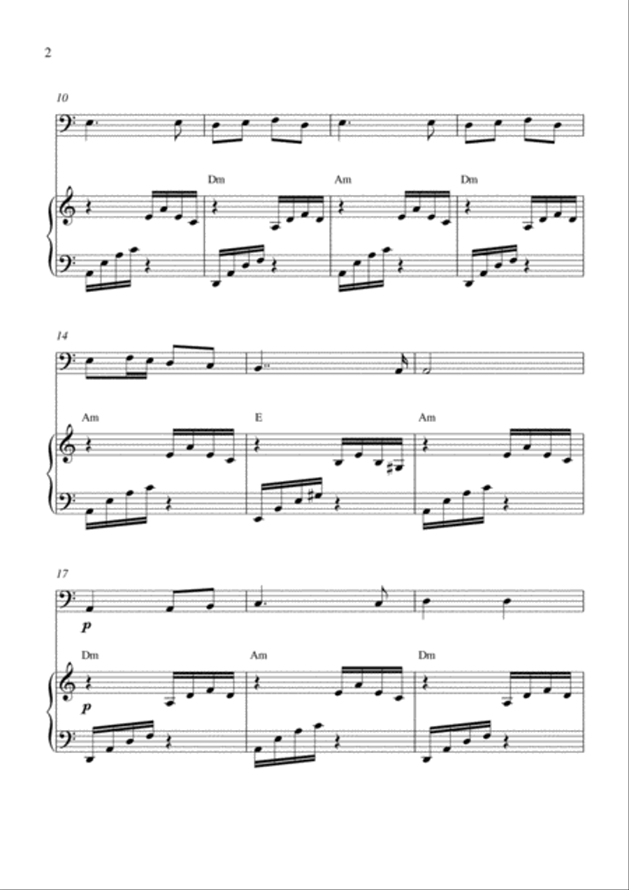 Old French Song Piano scores gallery preview page 2