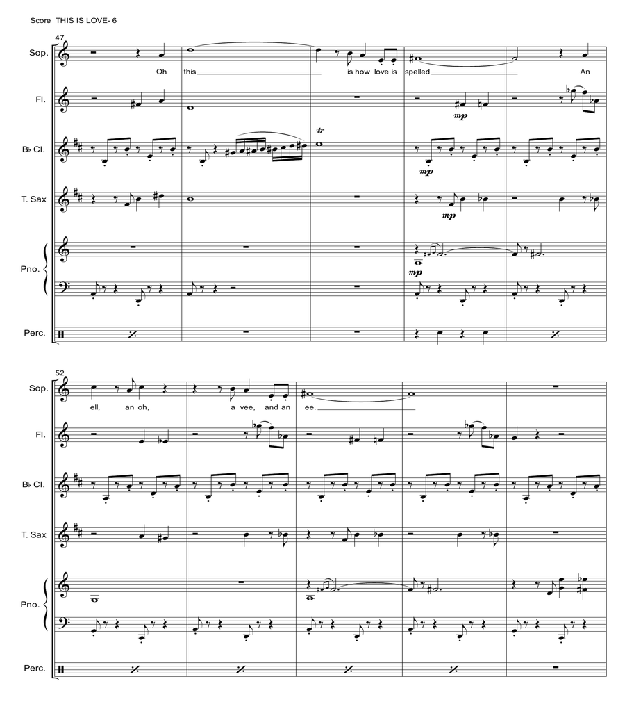 This Is Love (Soprano and Mixed Ensemble) image number null