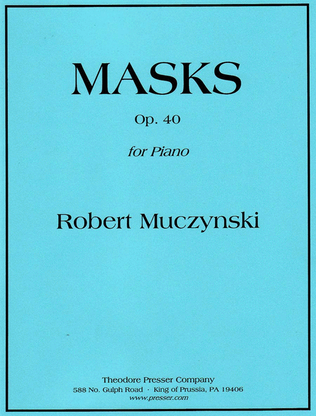 Book cover for Masks, Op. 40