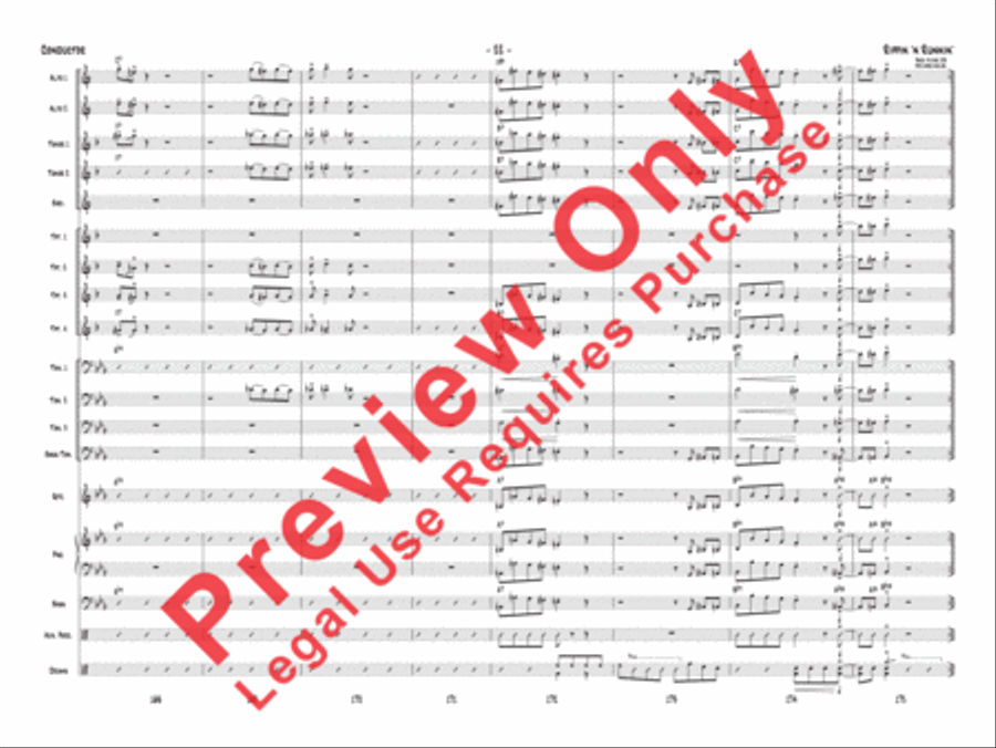 Rippin' 'n Runnin' Jazz Ensemble scores gallery preview page 23