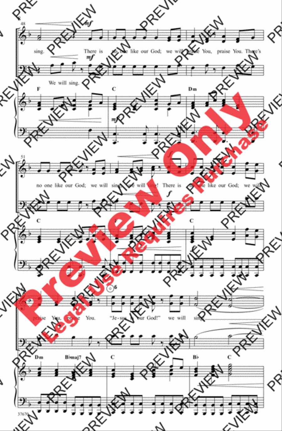 At Your Name (Yahweh, Yahweh) 3-Part scores gallery preview page 8