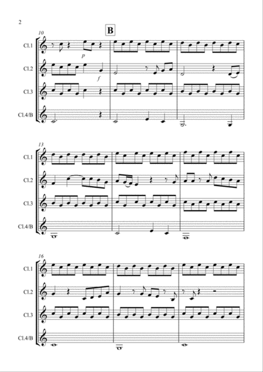 Hey Jude Hey Jude Clarinet Solo scores gallery preview page 2