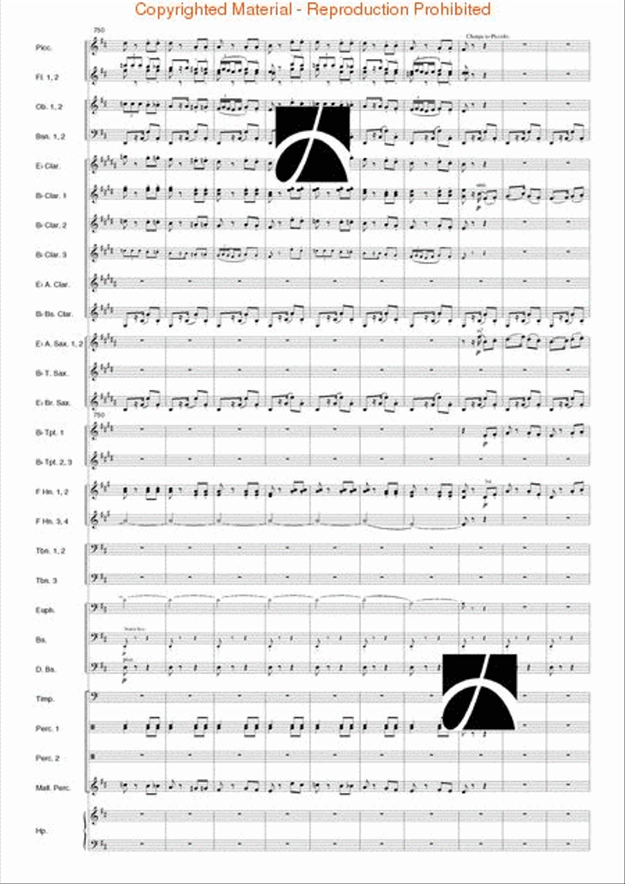 Carmen Suite Carmen Suite Concert Band scores gallery preview page 83