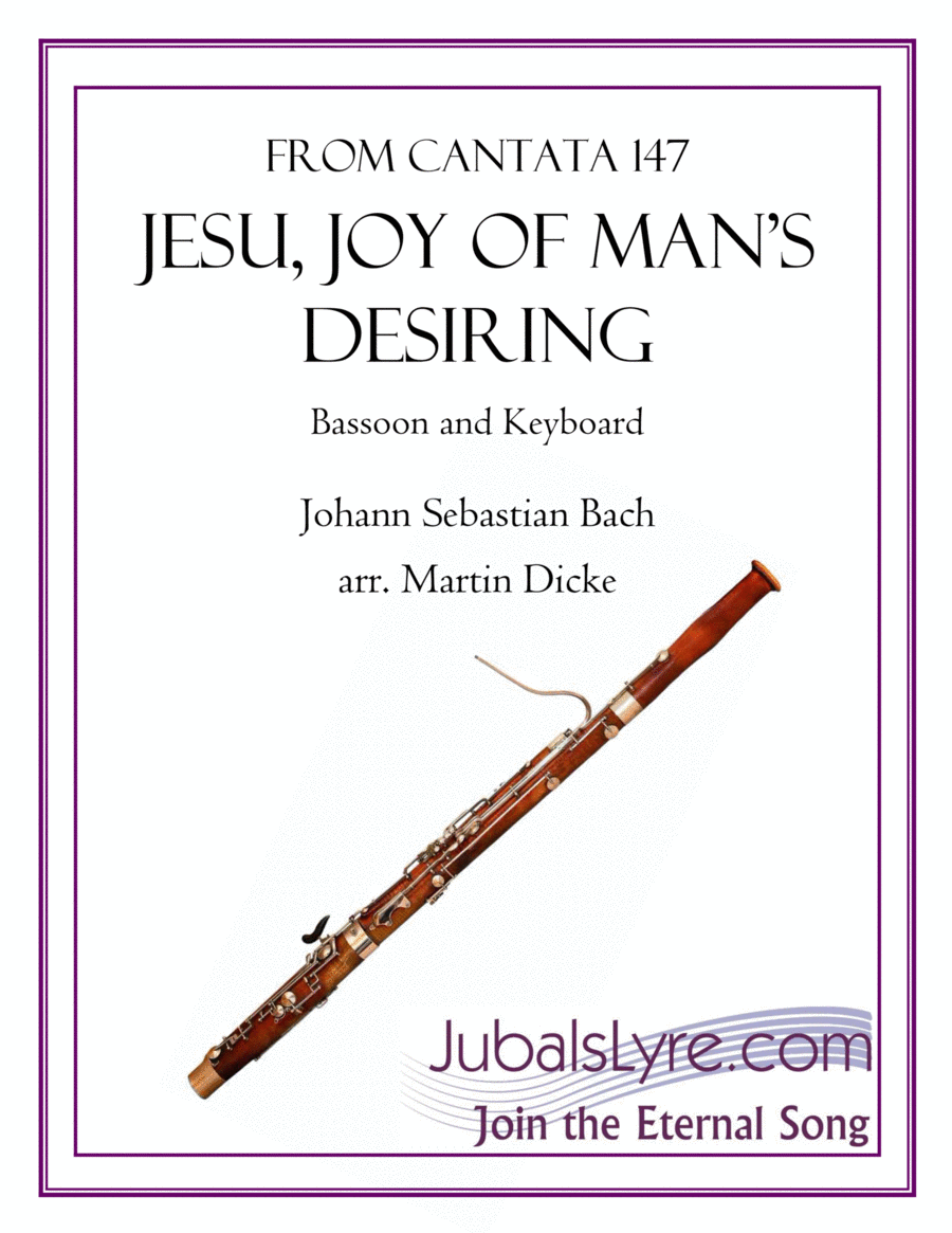 Jesu, Joy of Man's Desiring (Bassoon and Keyboard) image number null