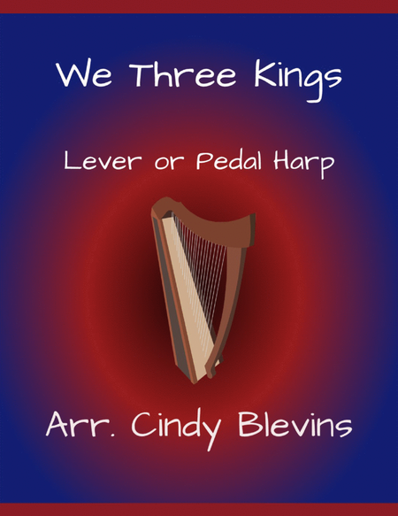 We Three Kings, for Lever or Pedal Harp image number null