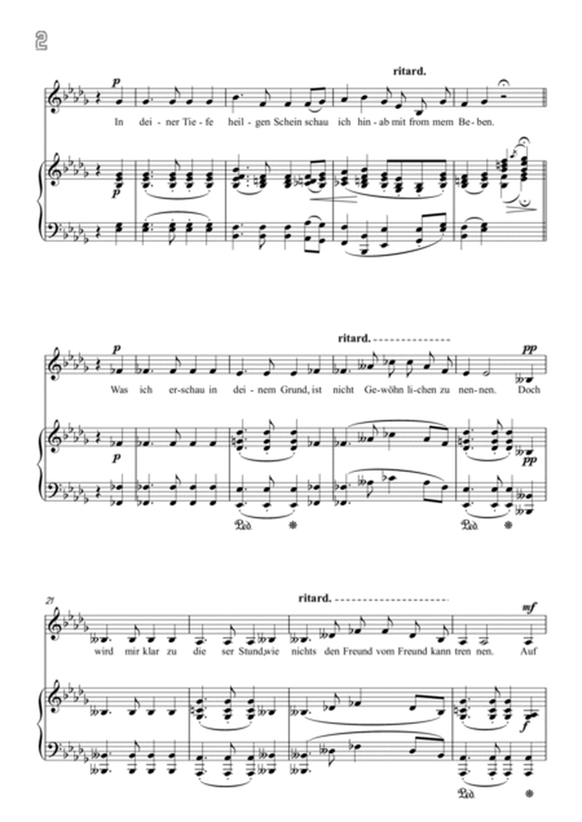 Schumann-Auf das Trinkglas eines verstorbenen Freundes,Op.35 No.6 in D♭ Major