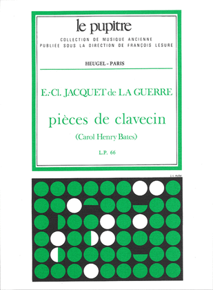 Book cover for Jacquet de la Guerre: Pieces de clavecin