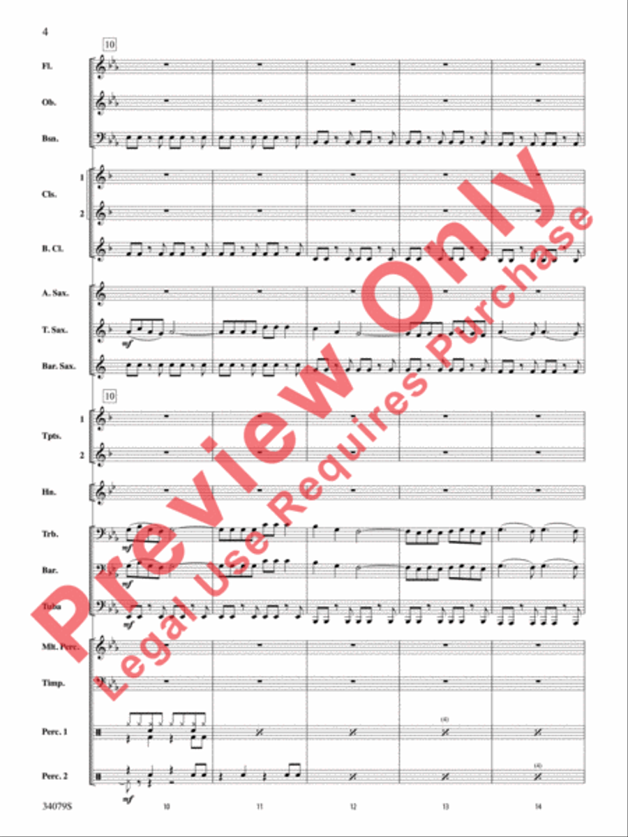 Animal Animal Concert Band scores gallery preview page 5