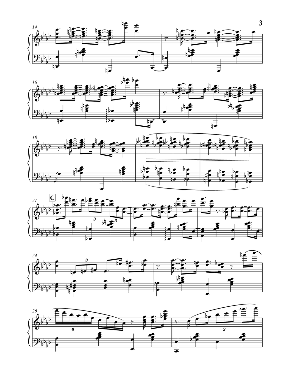 Tea for Two for Piano Solo (from Art Tatum's 1933 recording) Piano Method scores gallery preview page 4