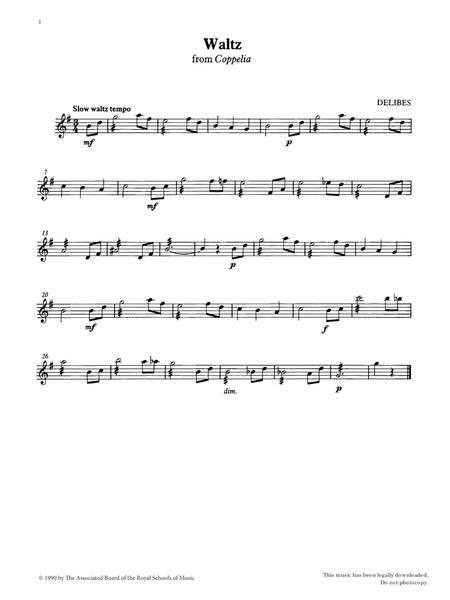 Waltz from Graded Music for Tuned Percussion, Book II