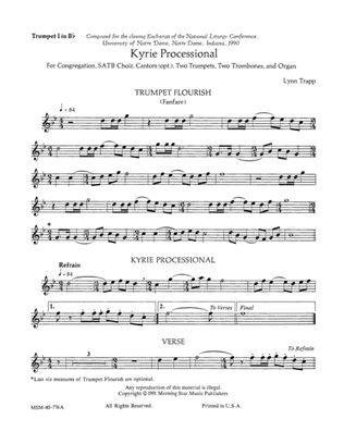 Kyrie Processional (Downloadable Instrumental Parts)