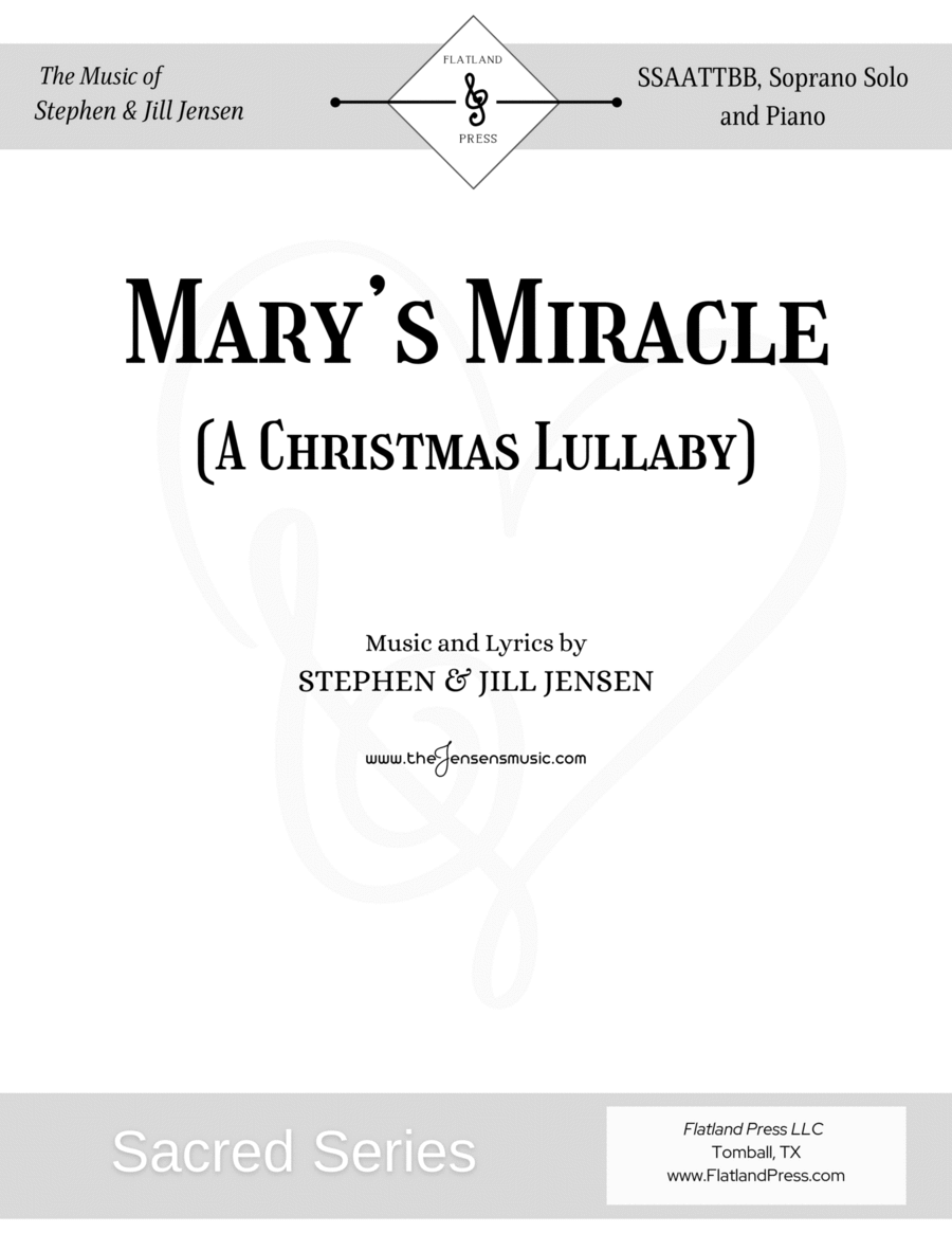 Book cover for Mary's Miracle (A Christmas Lullaby)