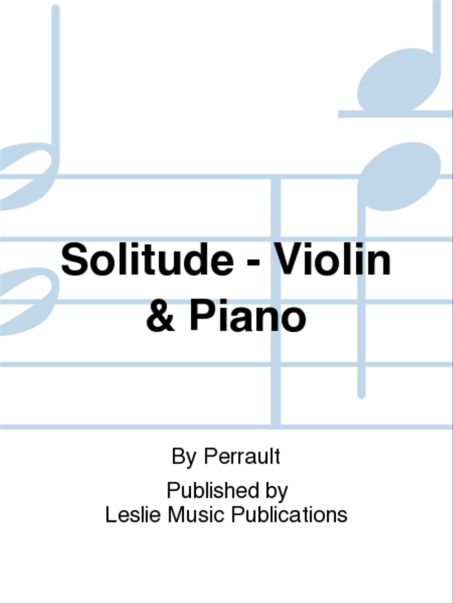 Solitude Solitude Violin Solo scores gallery preview page 1
