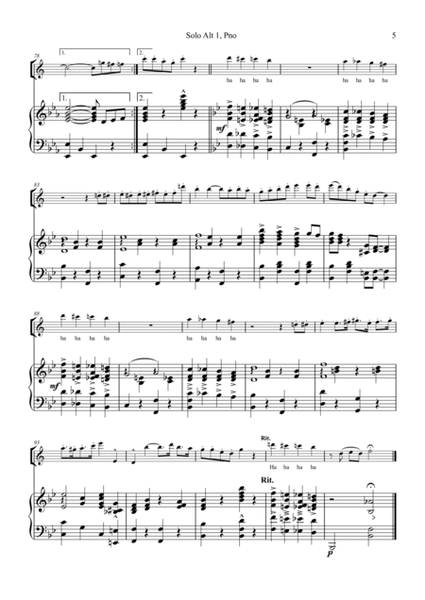 saxophun- two alto saxoph and sax orchestra Parts