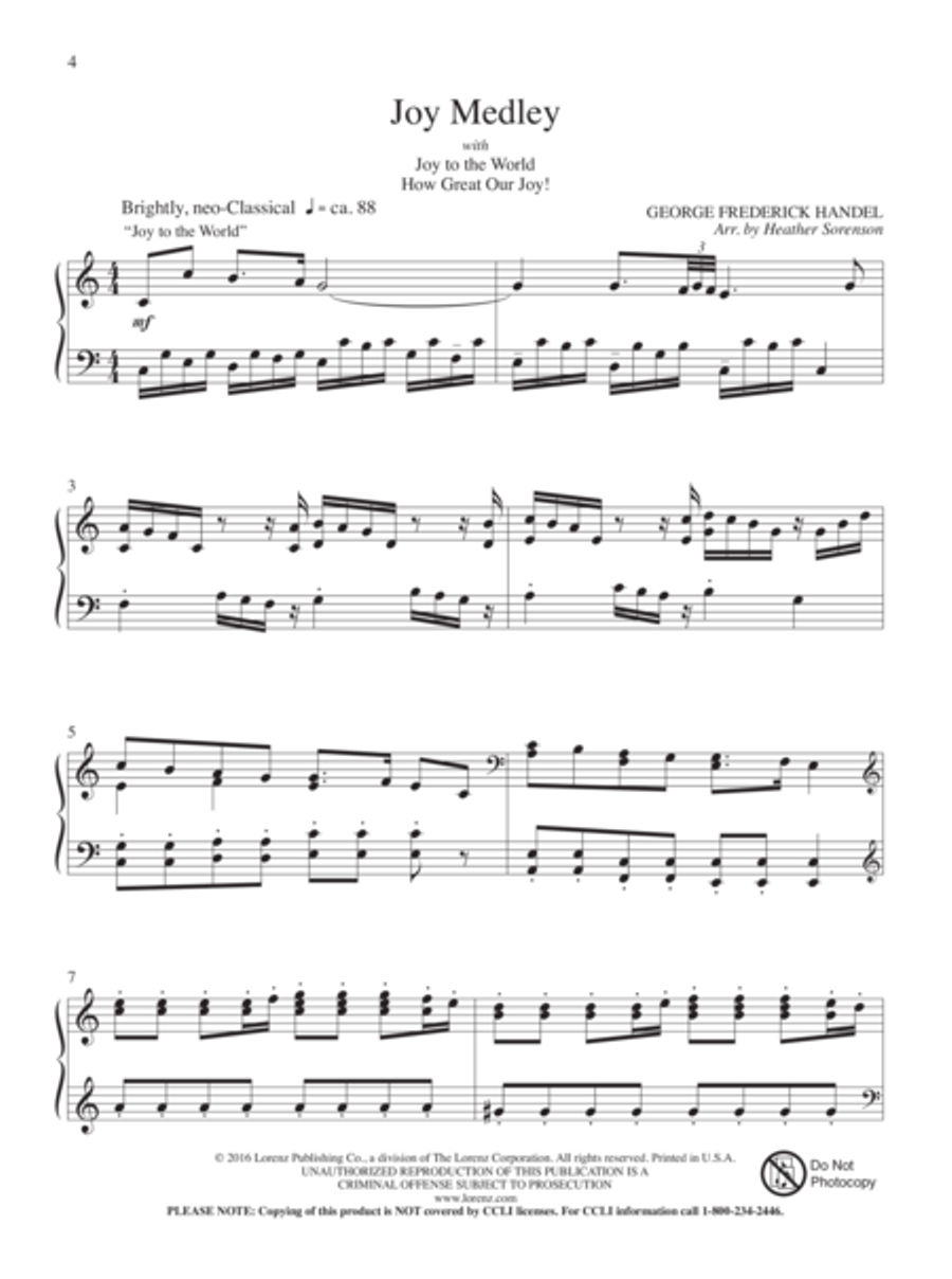Christmas Fantasia Christmas Fantasia Piano Solo scores gallery preview page 2