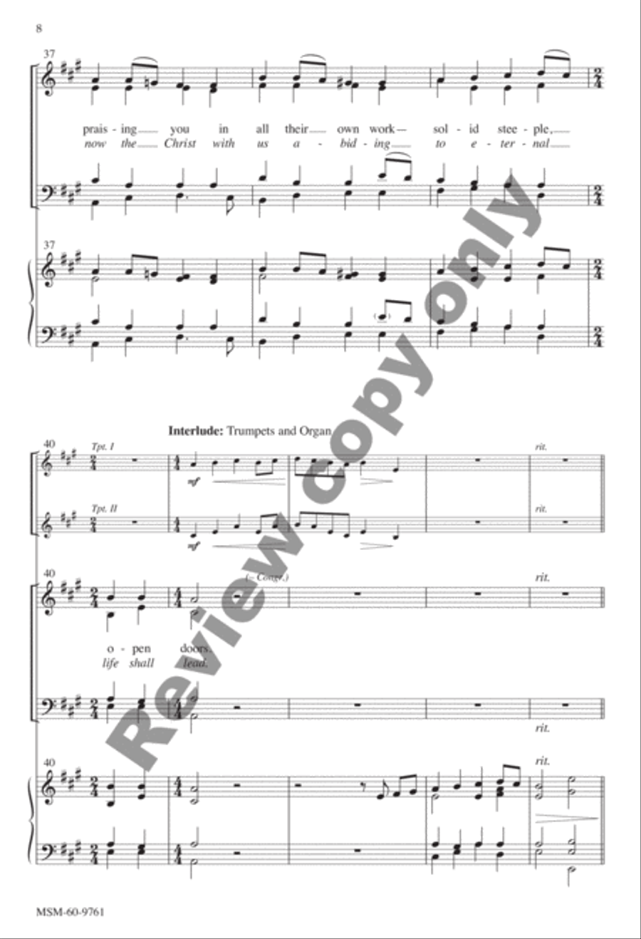 God, Creation's Great Designer: Alleluia! Alleluia! Hearts to Heaven 4-Part scores gallery preview page 22