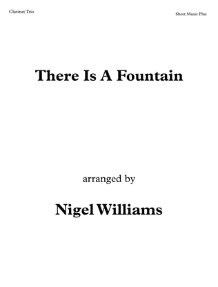Book cover for There Is A Fountain, for Clarinet Trio