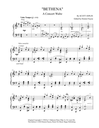 Bethena - A Concert Waltz