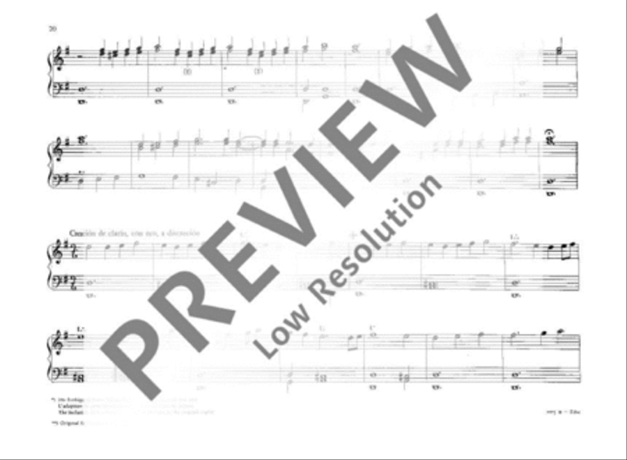 Organ Music of the spanish baroque Period Organ scores gallery preview page 21