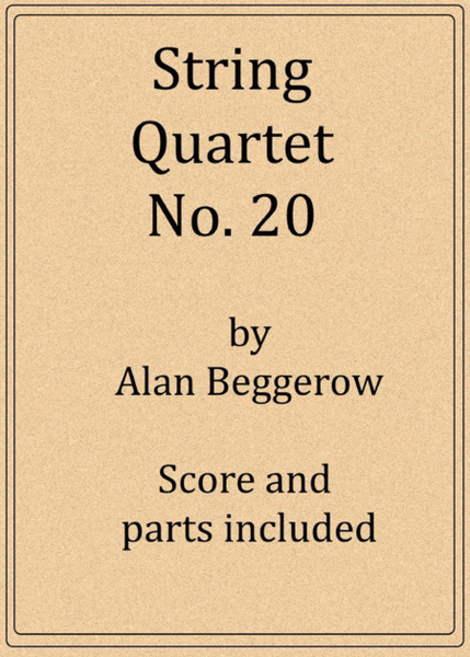 String Quartet No. 20 image number null