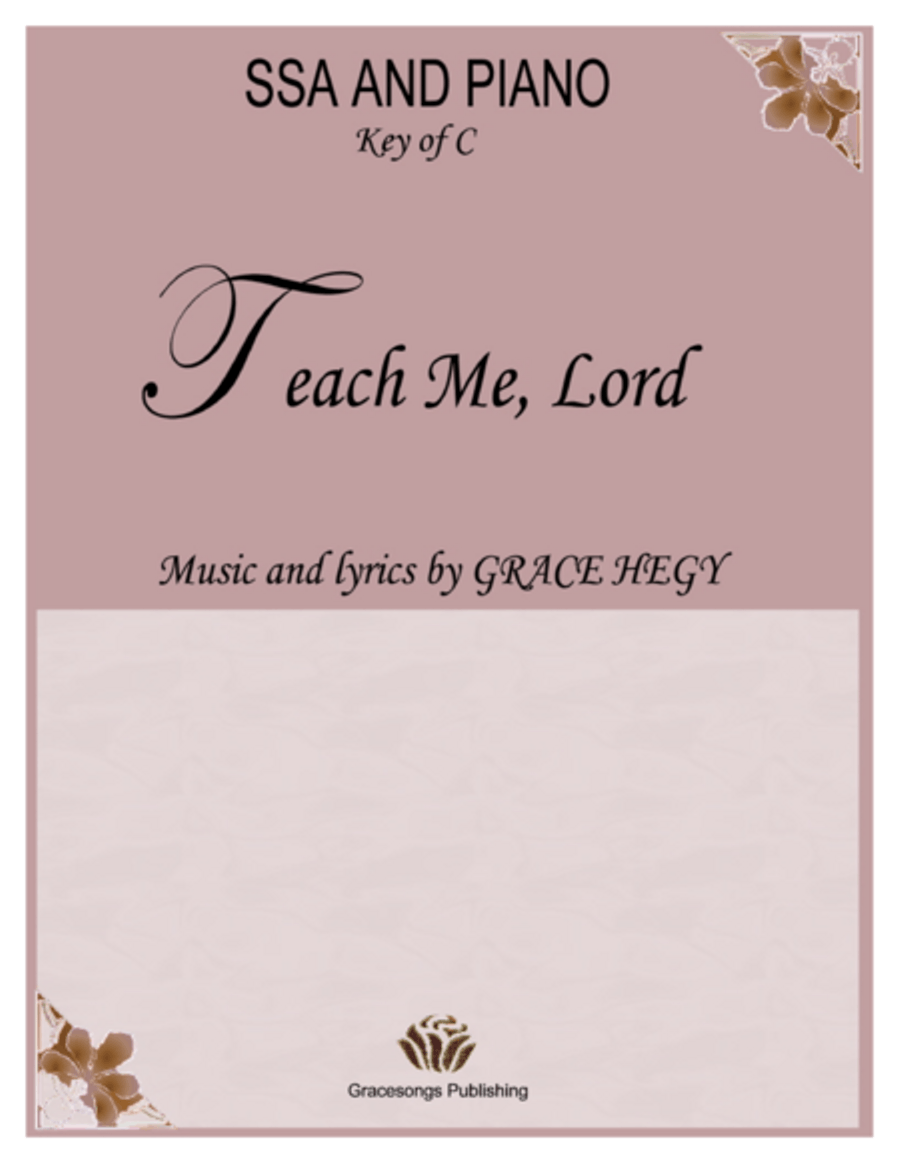 Teach Me, Lord SSA scores gallery preview page 1