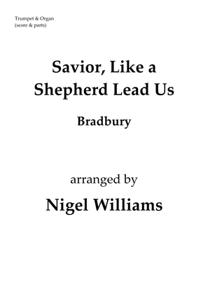 Book cover for Savior, Like a Shepherd Lead Us, for Trumpet & Organ