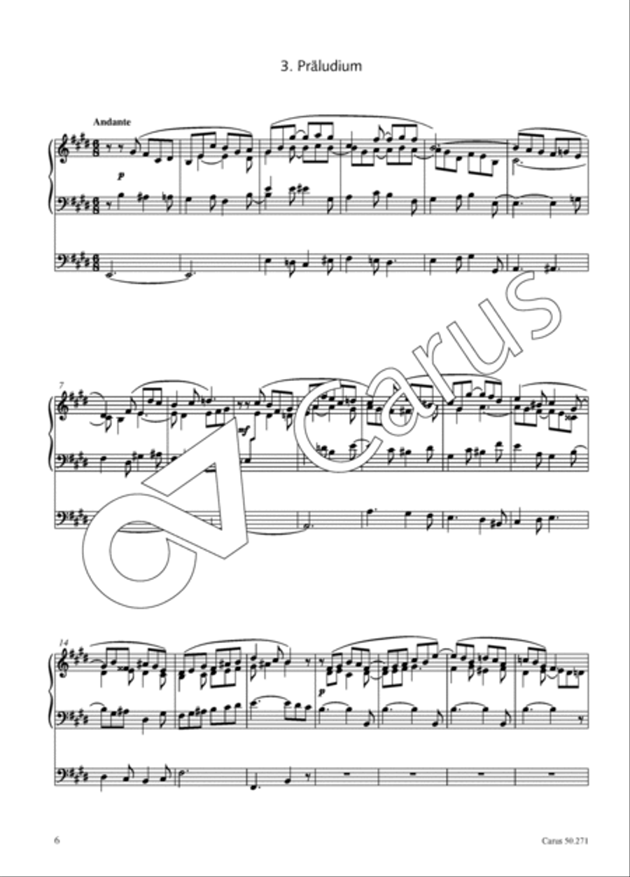 Ten small pieces for the organ Organ Solo scores gallery preview page 7