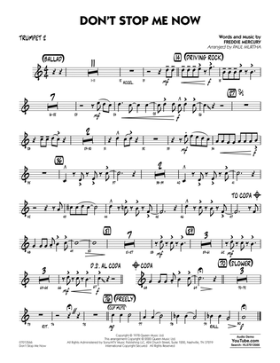 Book cover for Don't Stop Me Now (arr. Paul Murtha) - Trumpet 2