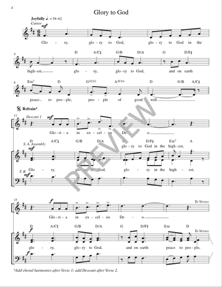 Mass from Age to Age - Guitar edition Guitar scores gallery preview page 5