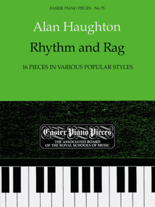 Book cover for Rhythm and Rag (16 pieces in various popular styles)