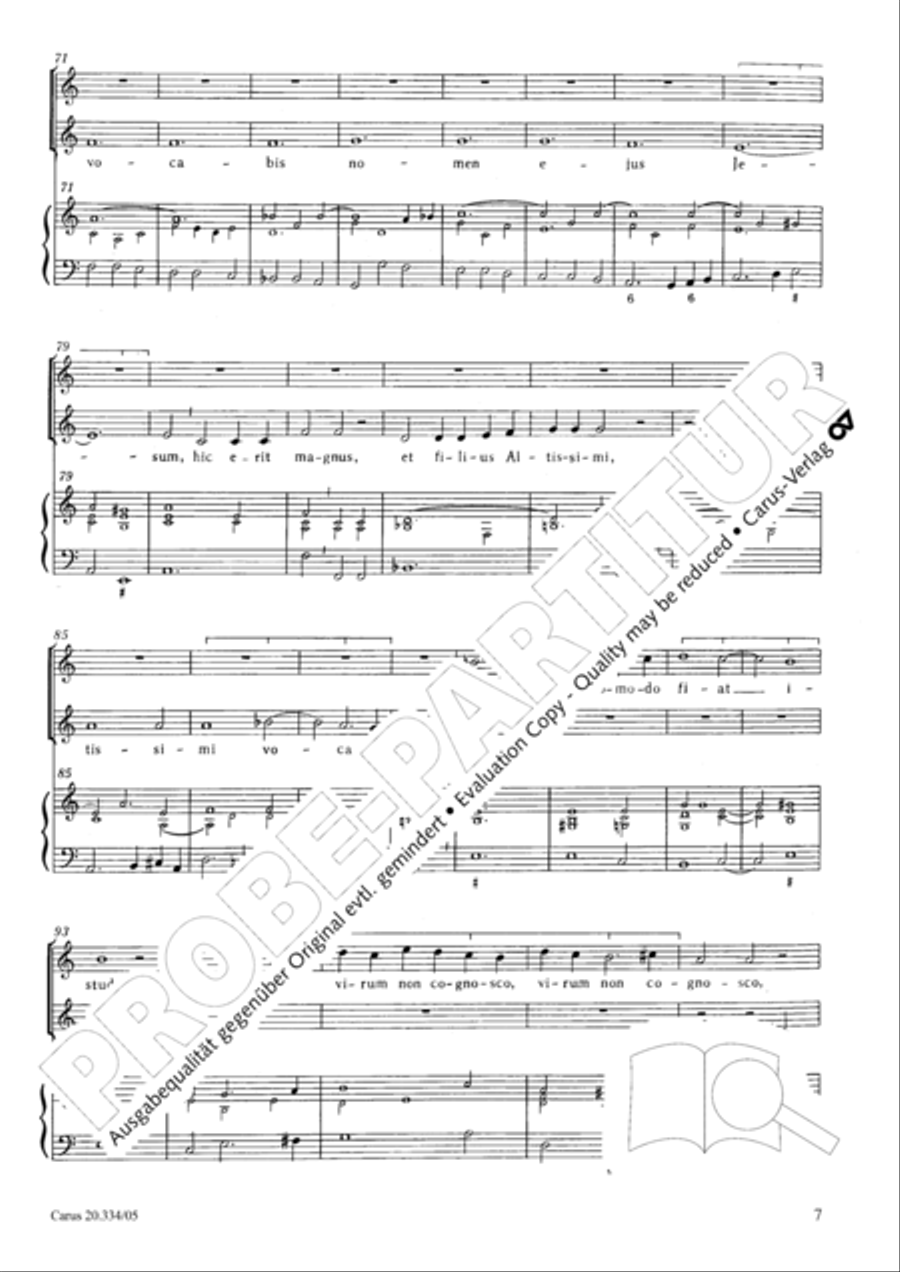 Ave Maria gratia plena SA scores gallery preview page 8