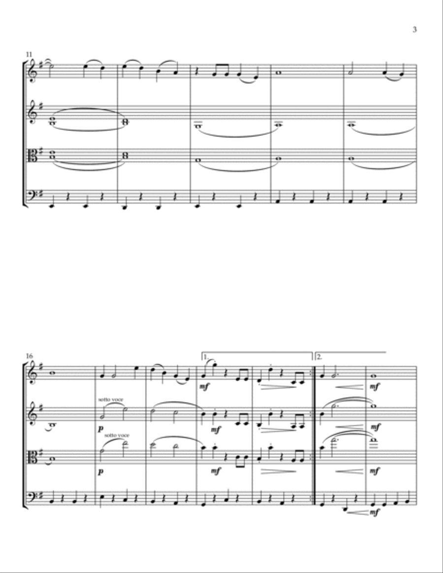 Sukiyaki String Trio scores gallery preview page 5