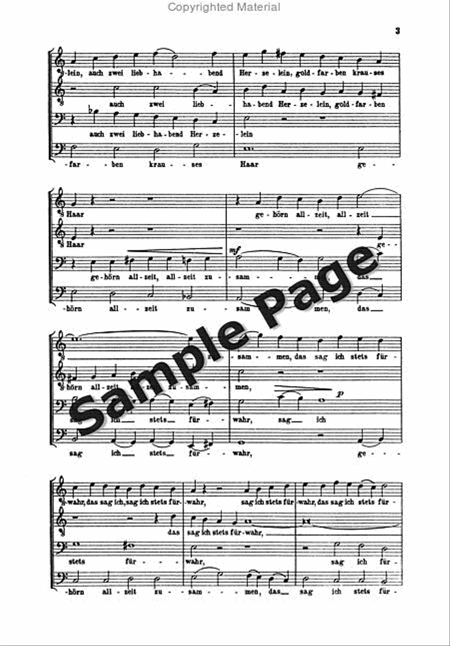 Hindemith Variationen Tanzlied TTBB scores gallery preview page 4