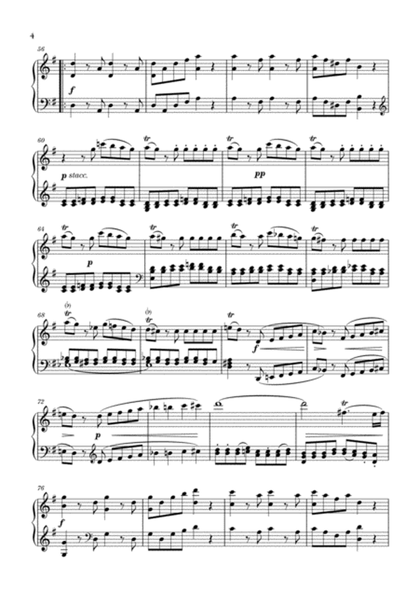 Eine Kleine Nachtmusik for Piano Solo image number null