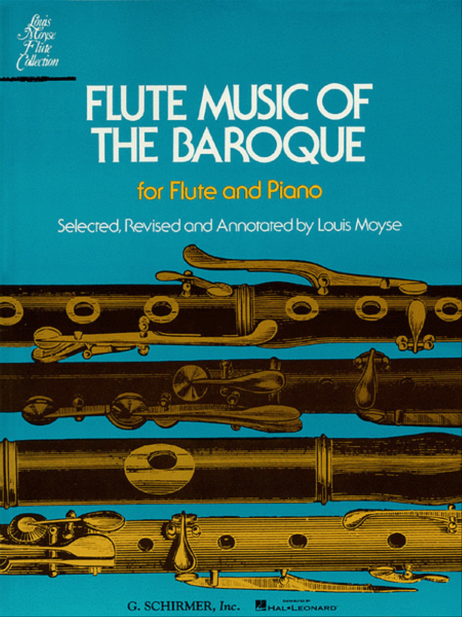 Flute Music of the Baroque Era Flute Solo scores gallery preview page 1