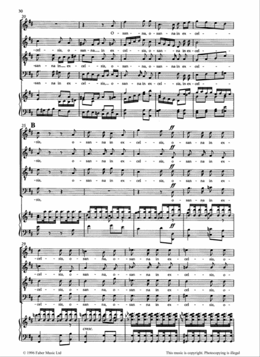 Mass in G Choir scores gallery preview page 4