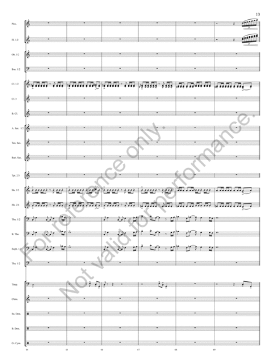 Milestones Milestones Concert Band scores gallery preview page 14