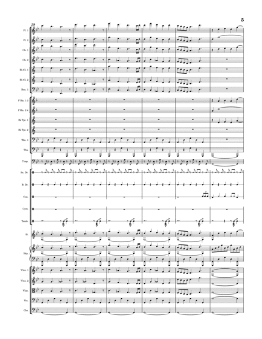 The Valley of the Dry Bones Full Orchestra scores gallery preview page 5