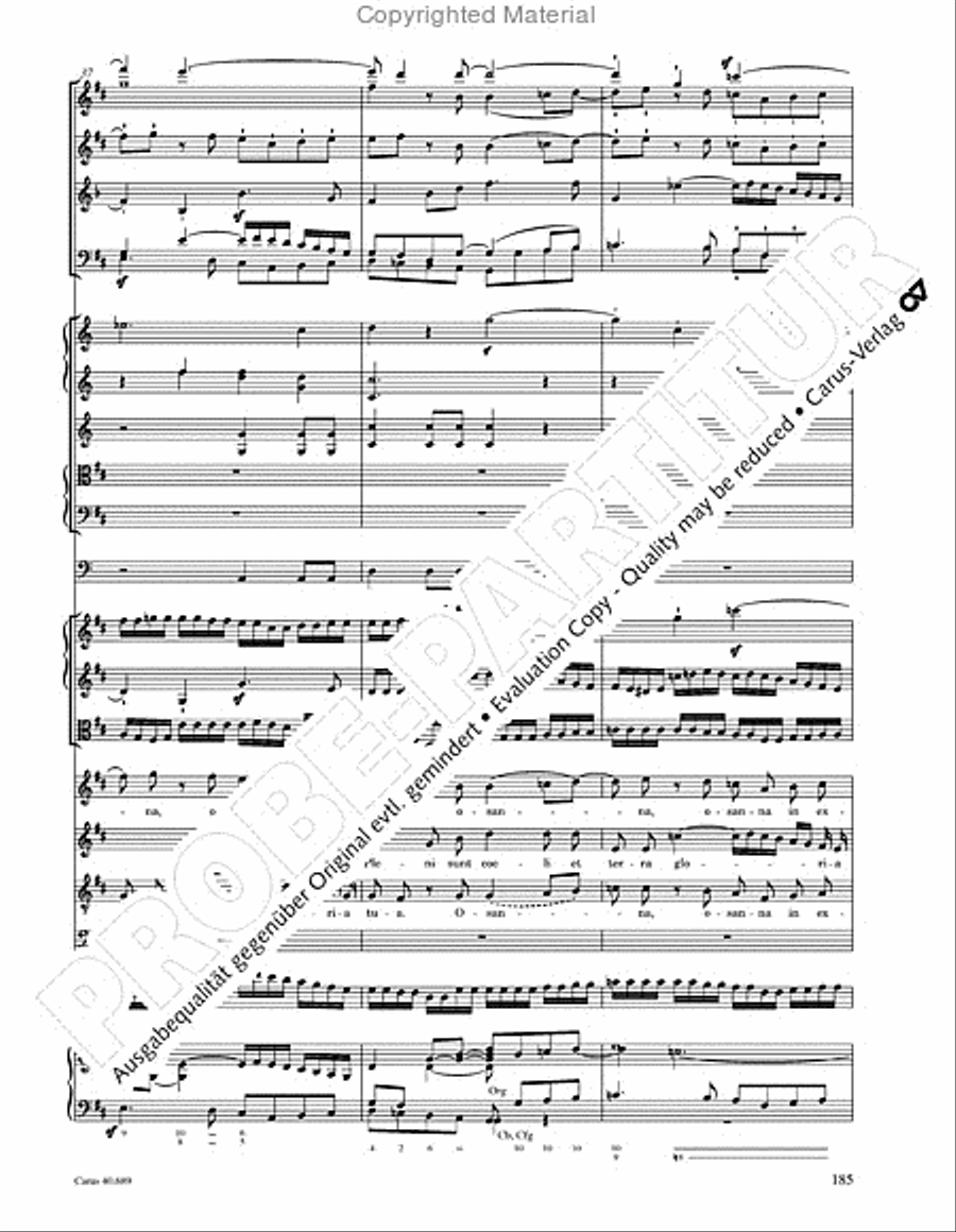 Missa solemnis Missa solemnis 4-Part scores gallery preview page 201
