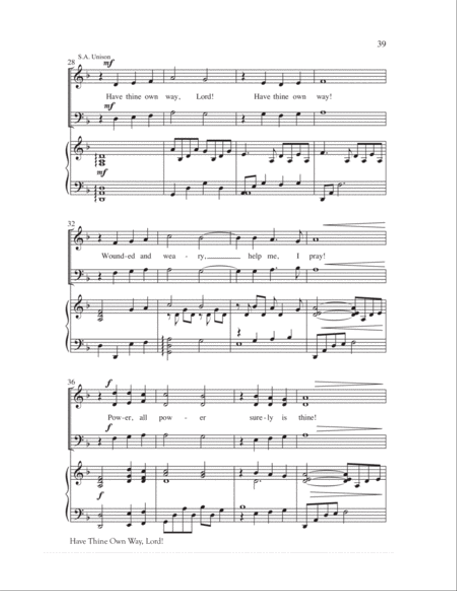 We Remember Calvary (SAB) 3-Part scores gallery preview page 42