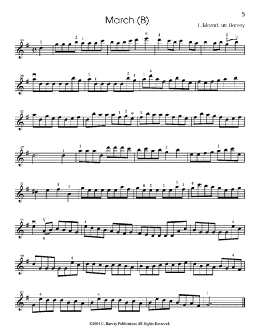Warming Up for Violin, Book One Violin scores gallery preview page 5